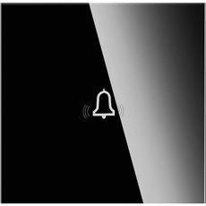 СТЪКЛЕН ПАНЕЛ ЗА СЕНЗОРЕН БУТОН ЗА ЗВЪНЕЦ ЧЕРЕН LUXON СТЪКЛЕН ПАНЕЛ ЗА СЕНЗОРЕН БУТОН ЗА ЗВЪНЕЦ ЧЕРЕН LUXON