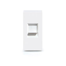 РОЗЕТКА RJ45 1/2 МОДУЛ МЕХ. БЯЛА LUXON РОЗЕТКА RJ45 1/2 МОДУЛ МЕХ. БЯЛА LUXON