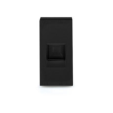 РОЗЕТКА RJ45 1/2 МОДУЛ МЕХАНИЗЪМ ЧЕРНА LUXON РОЗЕТКА RJ45 1/2 МОДУЛ МЕХАНИЗЪМ ЧЕРНА LUXON