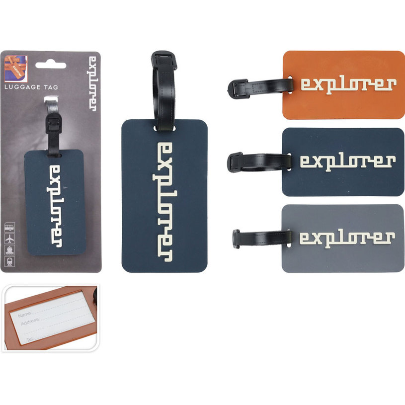 ЕТИКЕТ ЗА БАГАЖ 10.4x5.8cm MIX ЕТИКЕТ ЗА БАГАЖ 10.4x5.8cm MIX