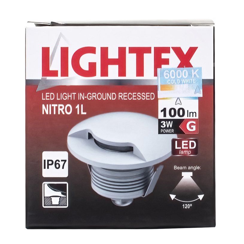LED ТЯЛО ЗА ВГР. В ЗЕМЯ 3W 1L LIGHTEX LED ТЯЛО ЗА ВГР. В ЗЕМЯ 3W 1L LIGHTEX