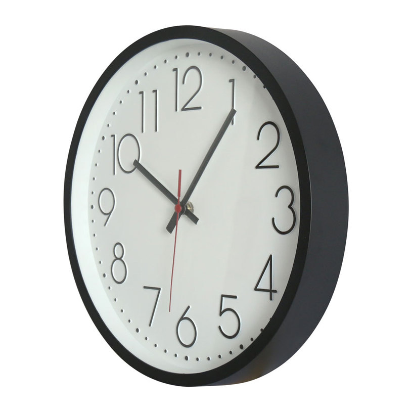 СТЕНЕН ЧАСОВНИК ЧЕРНО/БЯЛО Ф30 CM СТЕНЕН ЧАСОВНИК ЧЕРНО/БЯЛО Ф30 CM