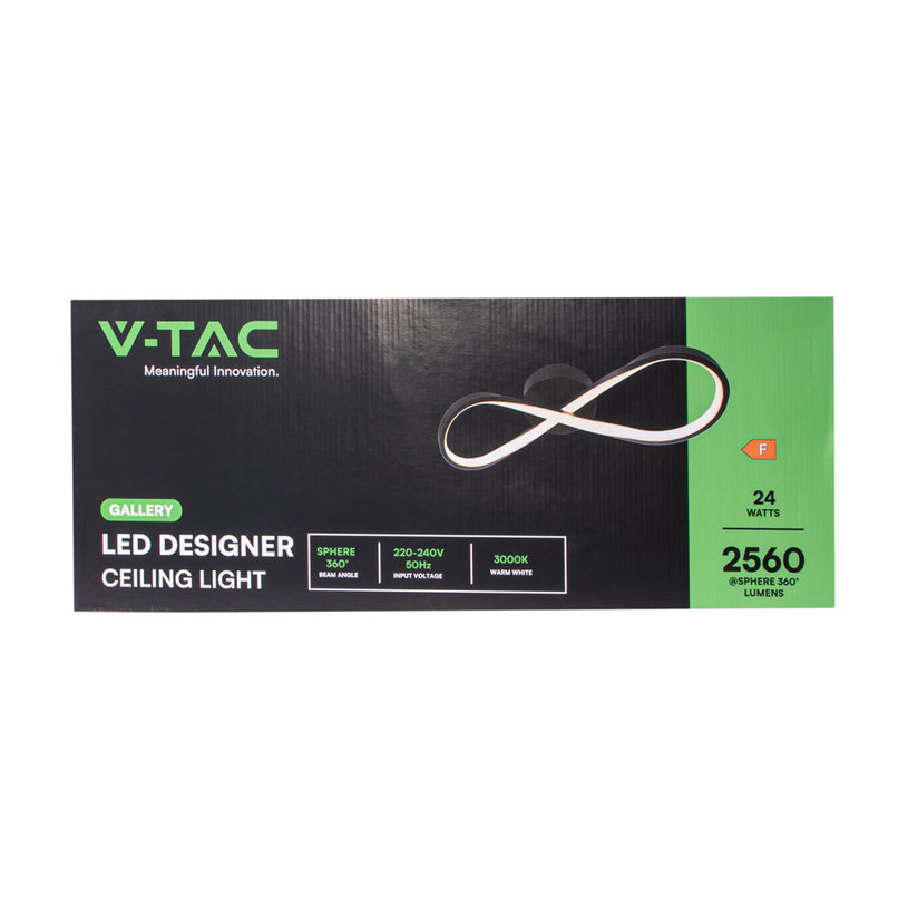 LED ПЛАФОН 24W 3K БЕЗКРАЙНОСТ ЧЕРЕН VTAC LED ПЛАФОН 24W 3K БЕЗКРАЙНОСТ ЧЕРЕН VTAC