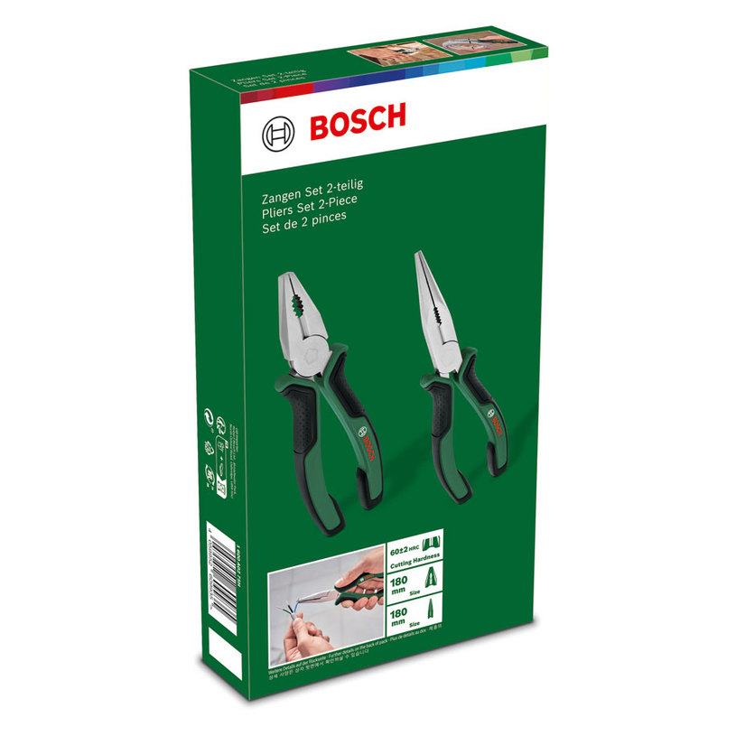BOSCH КОМПЛЕКТ КЛЕЩИ 2 БРОЯ BOSCH КОМПЛЕКТ КЛЕЩИ 2 БРОЯ