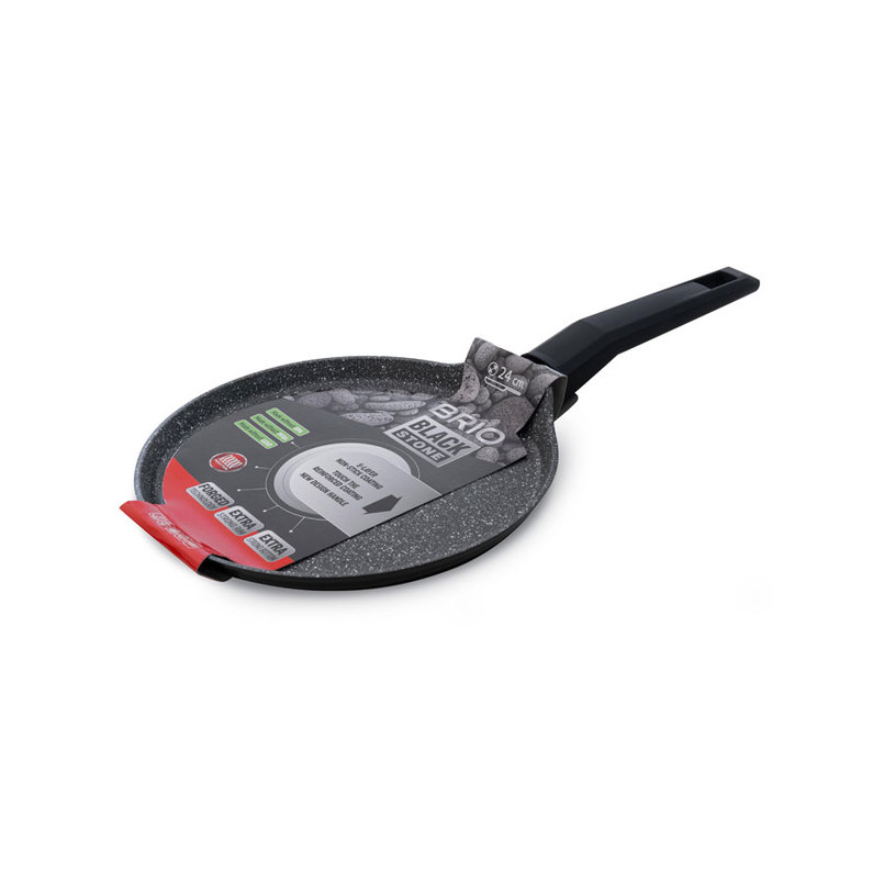 &ТИГАН ЗА ПАЛАЧИНК 25СМ BRIO BLACK STONE &ТИГАН ЗА ПАЛАЧИНК 25СМ BRIO BLACK STONE