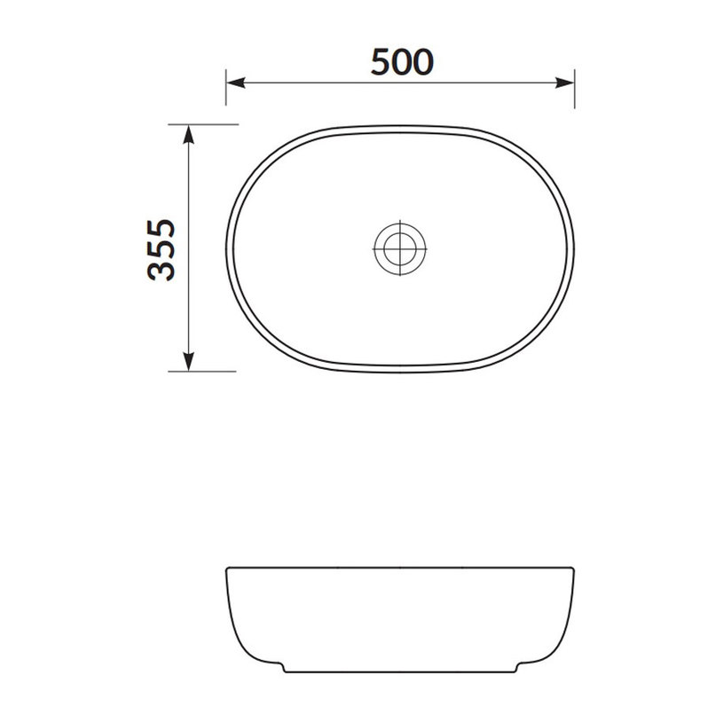 ***УМИВАЛНИК MODUO OVAL K116-049^ ***УМИВАЛНИК MODUO OVAL K116-049^