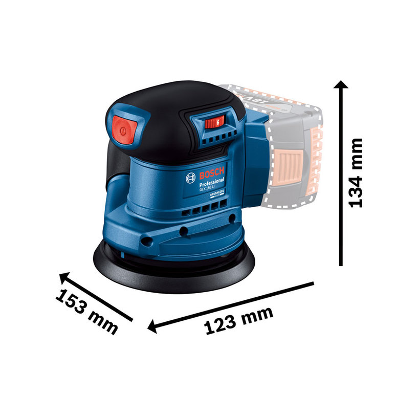 #BOSCH GEX 185-LI АК. EКСЦЕНТЪРШЛАЙФ #BOSCH GEX 185-LI АК. EКСЦЕНТЪРШЛАЙФ