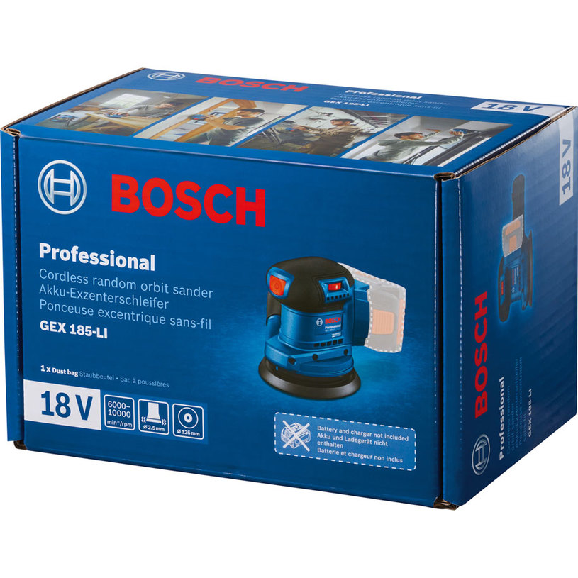 #BOSCH GEX 185-LI АК. EКСЦЕНТЪРШЛАЙФ #BOSCH GEX 185-LI АК. EКСЦЕНТЪРШЛАЙФ