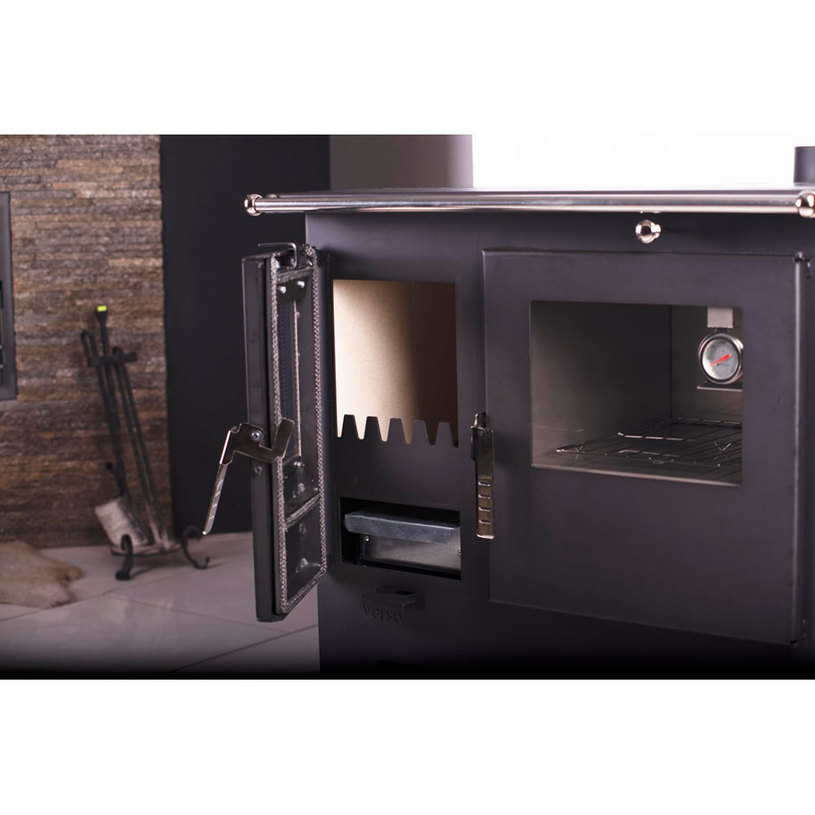 ГОТВАРСКА ПЕЧКА VERSO CS Inox 7.7kW BLK ГОТВАРСКА ПЕЧКА VERSO CS Inox 7.7kW BLK