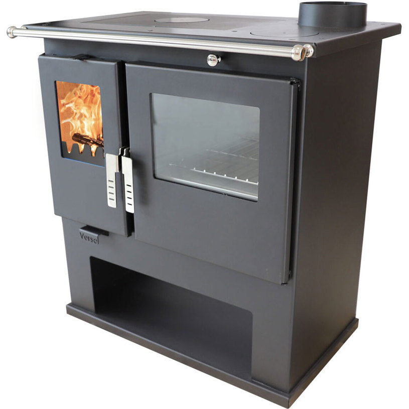 ГОТВАРСКА ПЕЧКА VERSO CS Inox 7.7kW BLK ГОТВАРСКА ПЕЧКА VERSO CS Inox 7.7kW BLK