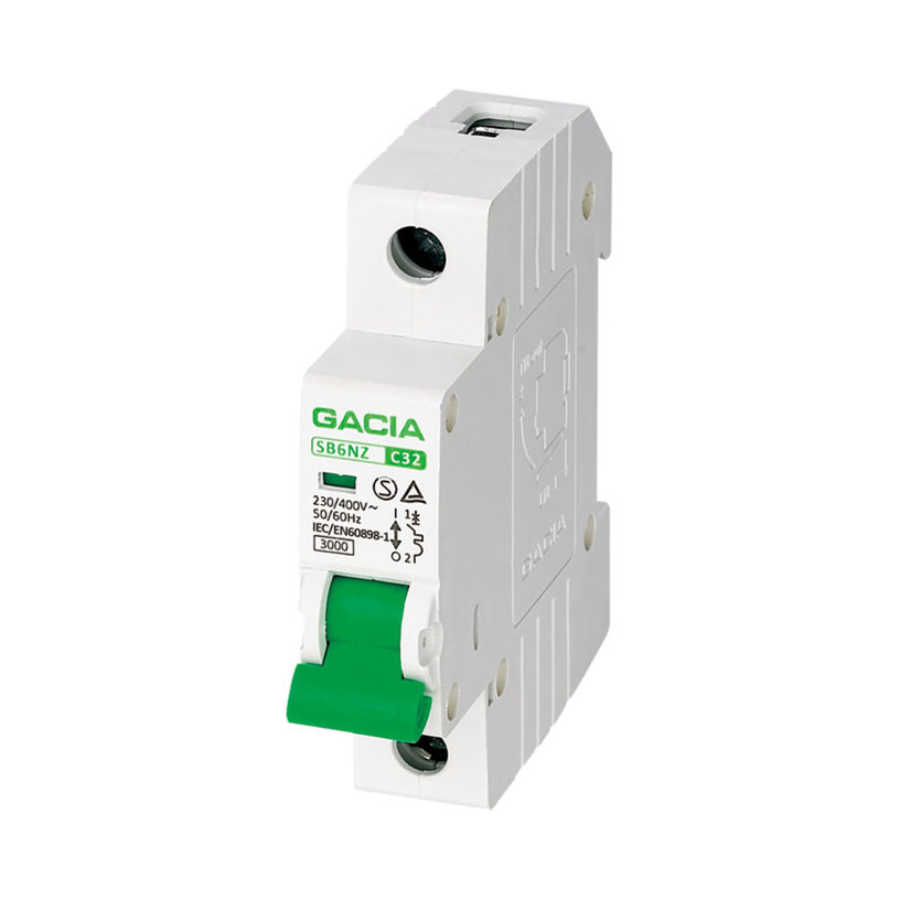 АВТ. ПРЕКЪСВАЧ 1P 32A 3KA GACIA АВТ. ПРЕКЪСВАЧ 1P 32A 3KA GACIA