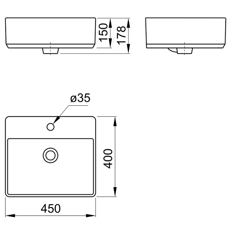 УМИВАЛНИК GEOMETRY WQ8A37000000004 УМИВАЛНИК GEOMETRY WQ8A37000000004