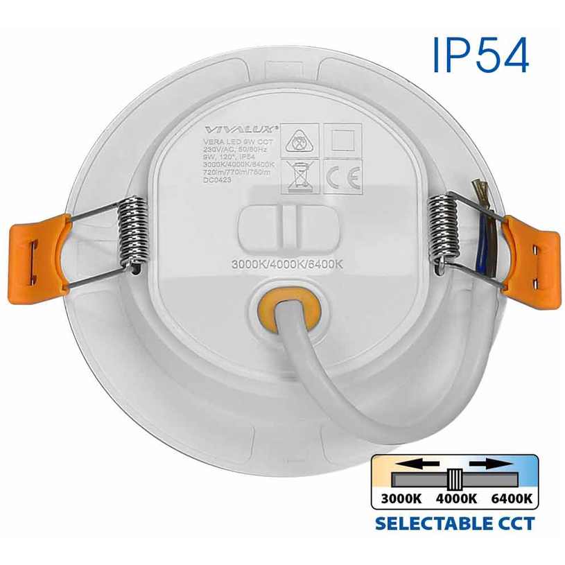 LED ЛУНА 9W 3-64K IP54 КРЪГ VERA VIVA LED ЛУНА 9W 3-64K IP54 КРЪГ VERA VIVA