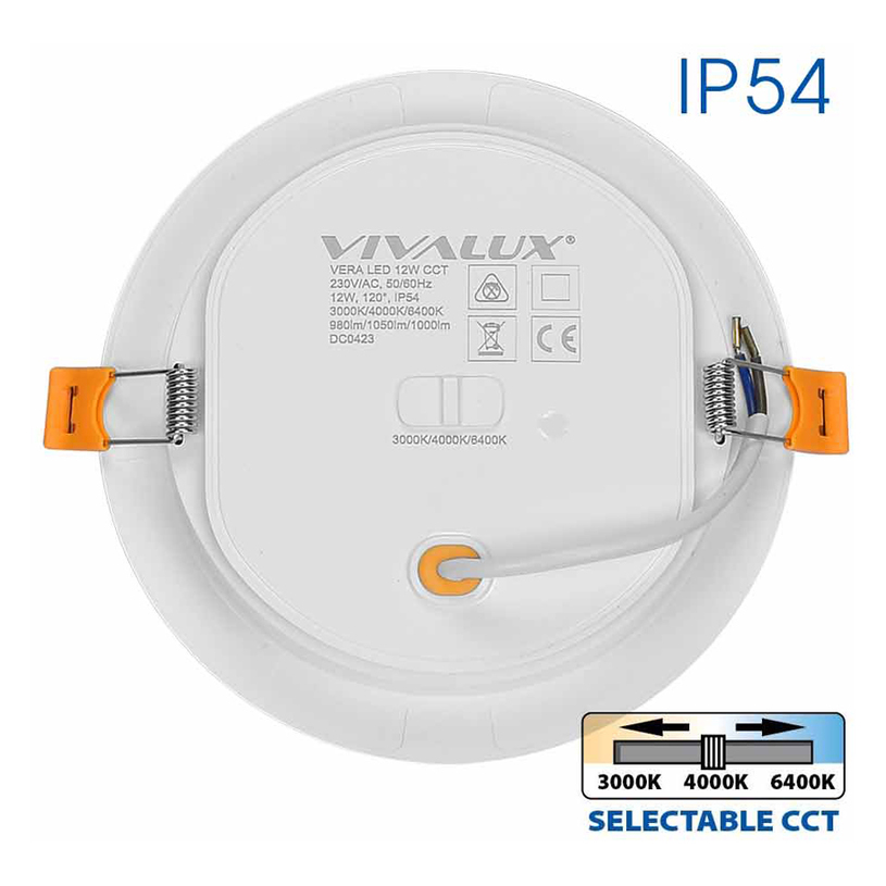 LED ЛУНА 12W 3-64K IP54 КРЪГ VERA VIVA LED ЛУНА 12W 3-64K IP54 КРЪГ VERA VIVA