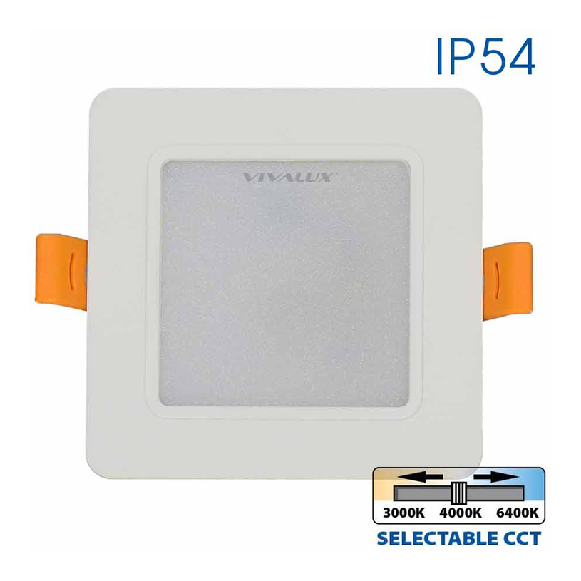 LED ЛУНА 5W 3-64K IP54 КВАДРАТ KAPI VIVA LED ЛУНА 5W 3-64K IP54 КВАДРАТ KAPI VIVA