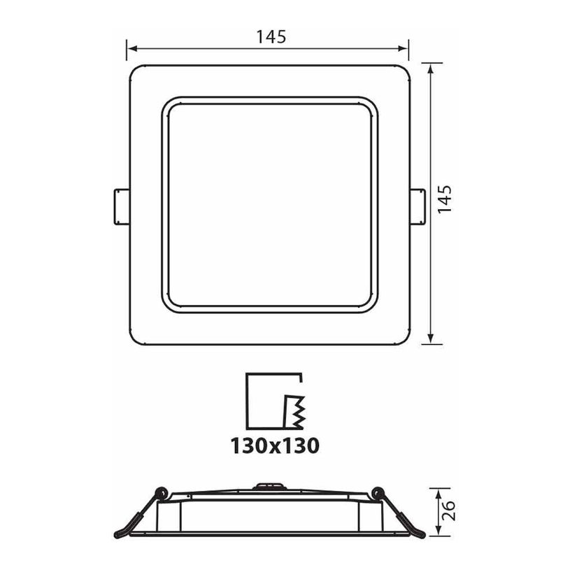 LED ЛУНА 12W 3-64K IP54 KAPI VIVA LED ЛУНА 12W 3-64K IP54 KAPI VIVA