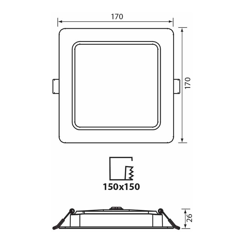 LED ЛУНА 18W 3-64K IP54 KAPI VIVA LED ЛУНА 18W 3-64K IP54 KAPI VIVA