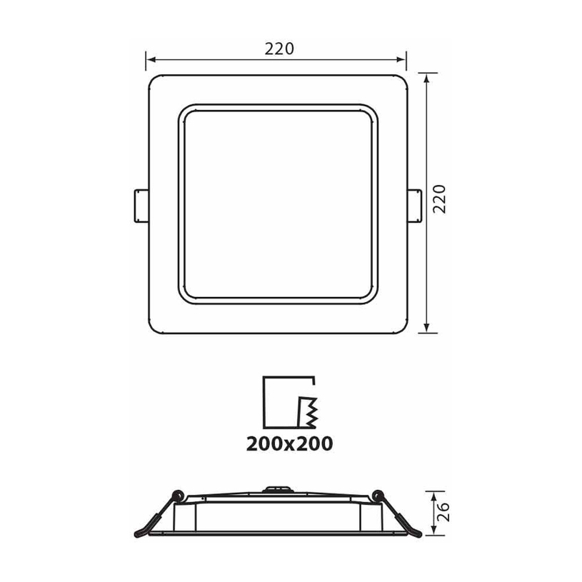 LED ЛУНА 24W 3-64K IP54 KAPI VIVA LED ЛУНА 24W 3-64K IP54 KAPI VIVA