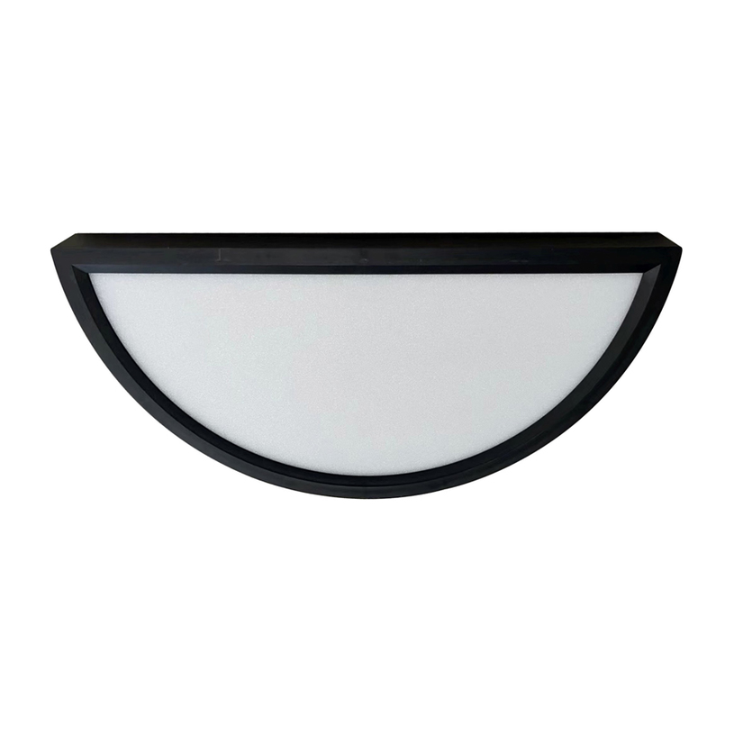 LED ПАНЕЛ 18W HALF CIRCLE ЧЕРЕН D-IL LED ПАНЕЛ 18W HALF CIRCLE ЧЕРЕН D-IL