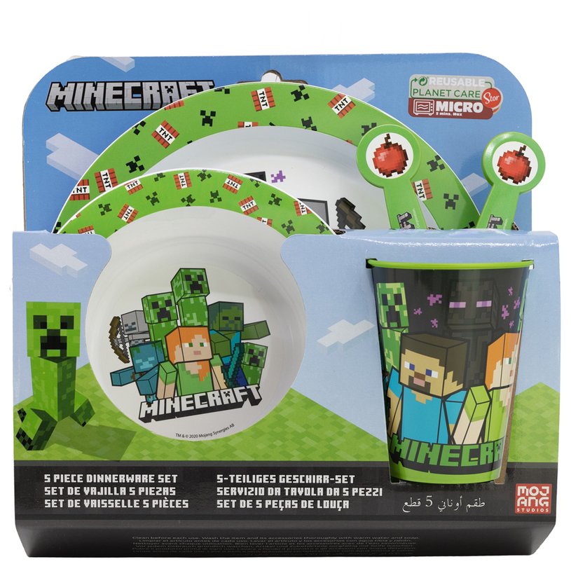 &ДЕТСКИ КОМПЛЕКТ 5 ЧАСТИ MINECRAFT &ДЕТСКИ КОМПЛЕКТ 5 ЧАСТИ MINECRAFT