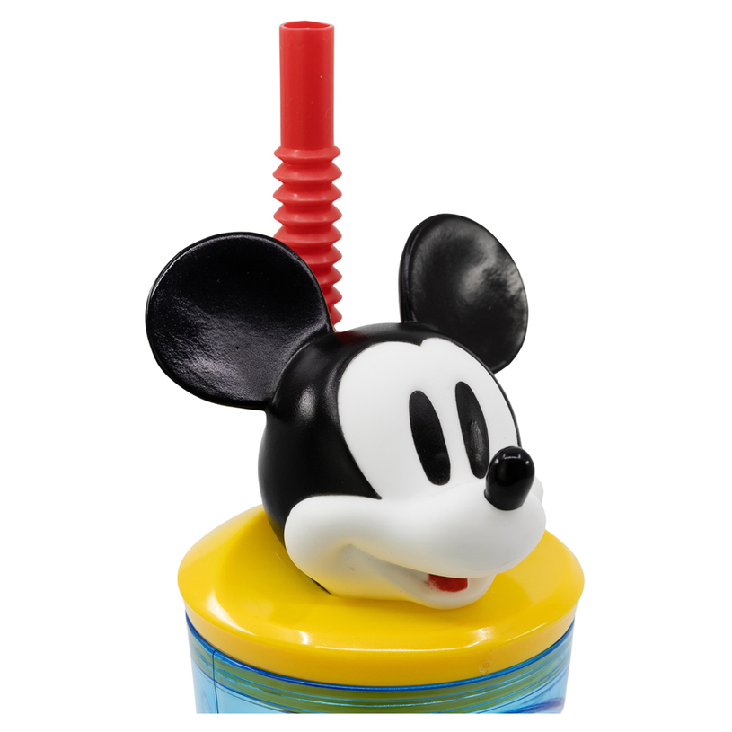 БУТИЛКА СЪС СЛАМКА 3D 360ML MICKEY MOUSE БУТИЛКА СЪС СЛАМКА 3D 360ML MICKEY MOUSE