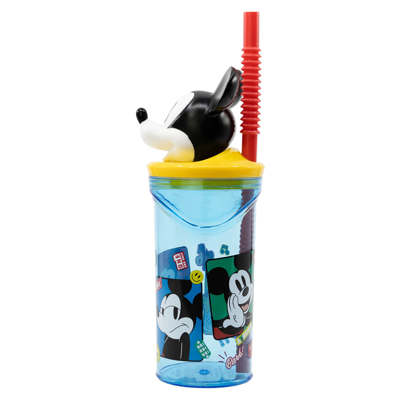 БУТИЛКА СЪС СЛАМКА 3D 360ML MICKEY MOUSE БУТИЛКА СЪС СЛАМКА 3D 360ML MICKEY MOUSE