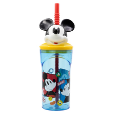 БУТИЛКА СЪС СЛАМКА 3D 360ML MICKEY MOUSE БУТИЛКА СЪС СЛАМКА 3D 360ML MICKEY MOUSE