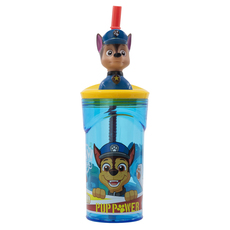 &БУТИЛКА СЪС СЛАМКА 3D 360 ML PAW PATROL &БУТИЛКА СЪС СЛАМКА 3D 360 ML PAW PATROL