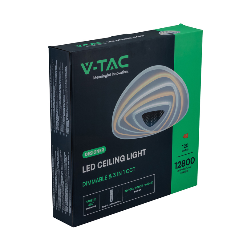 LED ПЛАФОН 120W 3-65K Ф50 DIM V-TAC^^ LED ПЛАФОН 120W 3-65K Ф50 DIM V-TAC^^