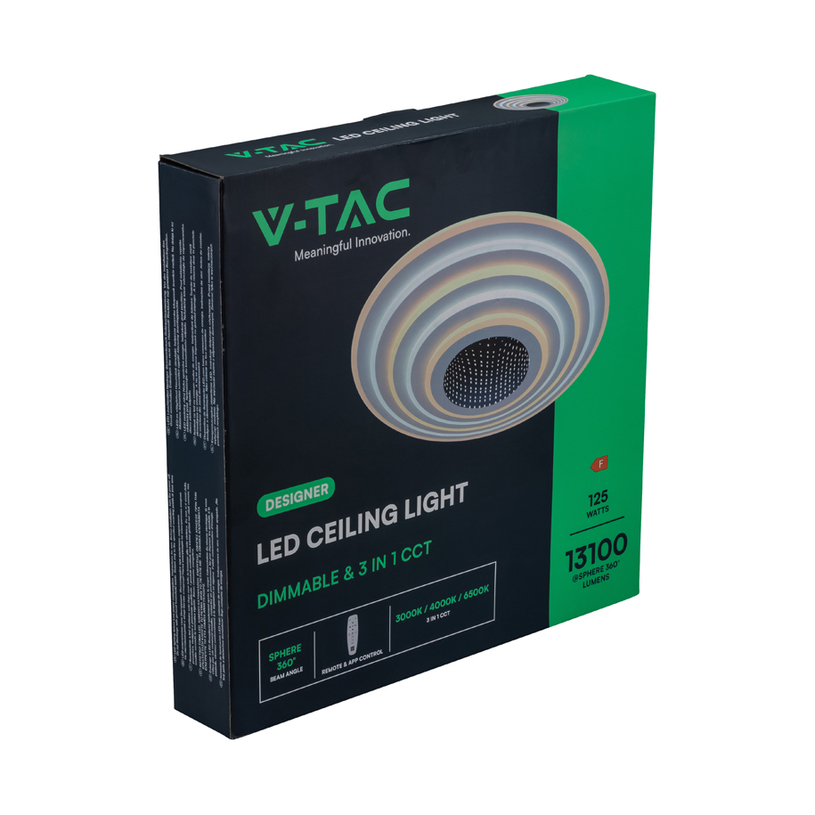 &LED ПЛАФОН 125W 3-65K Ф50 DIM V-TAC^^ &LED ПЛАФОН 125W 3-65K Ф50 DIM V-TAC^^