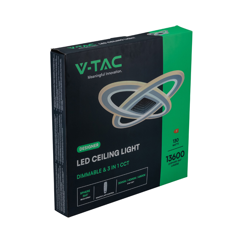 &LED ПЛАФОН 130W 3-65K 50CM DIM V-TAC^^ &LED ПЛАФОН 130W 3-65K 50CM DIM V-TAC^^