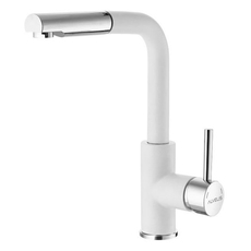 #КУХНЕНСКИ СМЕСИТЕЛ С ДУШ SIROS-P БЯЛ #КУХНЕНСКИ СМЕСИТЕЛ С ДУШ SIROS-P БЯЛ