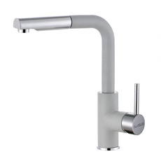 СМЕСИТЕЛ ЗА КУХНЯ С ГРАНИТНО ПОКРИТИЕ ALVEUS SIROS-P СИВ СМЕСИТЕЛ ЗА КУХНЯ С ГРАНИТНО ПОКРИТИЕ ALVEUS SIROS-P СИВ