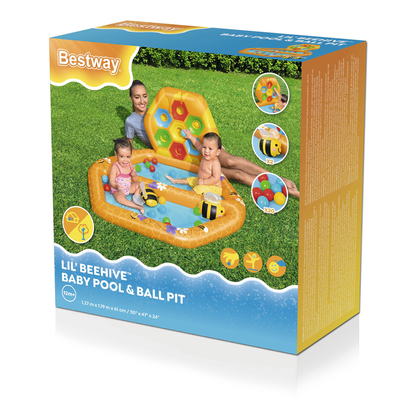 ДЕТСКИ БАСЕЙН 119x61cm BEEHIVE BESTW 562 ДЕТСКИ БАСЕЙН 119x61cm BEEHIVE BESTW 562