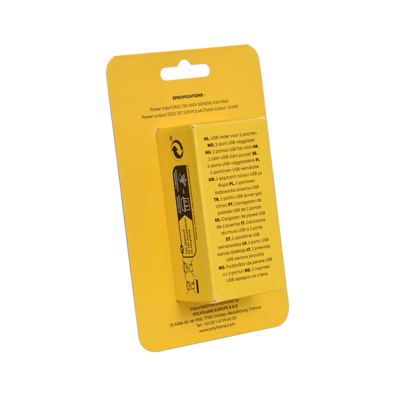 &ЗАРЯДНО 2USB 5V/2.4A TEKMEE FAST CHARGE &ЗАРЯДНО 2USB 5V/2.4A TEKMEE FAST CHARGE