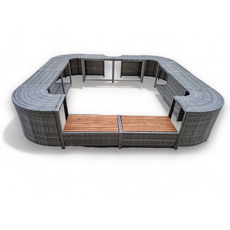 #РАМКА ЗА ДЖАКУЗИ 268/268X40X55 PE РАТАН #РАМКА ЗА ДЖАКУЗИ 268/268X40X55 PE РАТАН