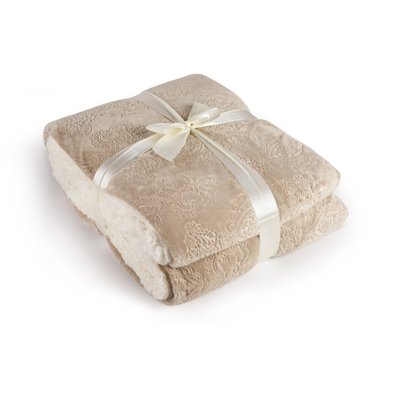 $ОДЕЯЛО ШЕРПА МАДЖЕСТИК 140Х200 СМ ТАУПЕ $ОДЕЯЛО ШЕРПА МАДЖЕСТИК 140Х200 СМ ТАУПЕ