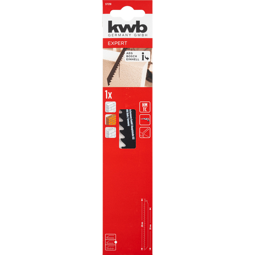 KWB НОЖ НМ ЗА САБЛЕН ТРИОН,228/205 ММ KWB НОЖ НМ ЗА САБЛЕН ТРИОН,228/205 ММ