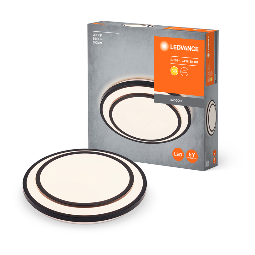 LED ПЛАФОН 24W 3K 2700LM ЧЕРЕН LEDVANCE LED ПЛАФОН 24W 3K 2700LM ЧЕРЕН LEDVANCE