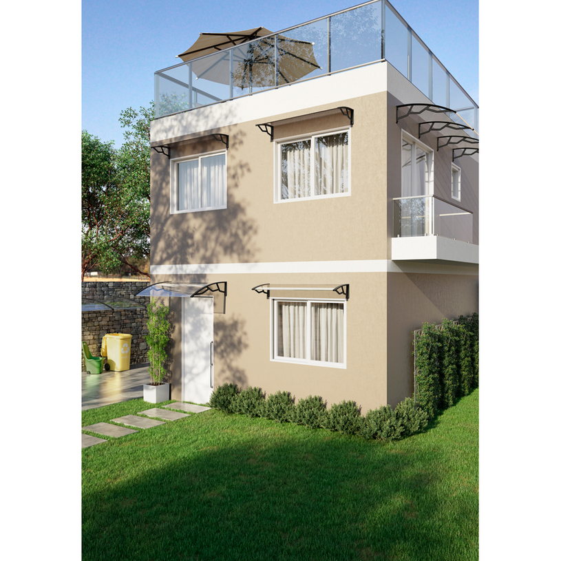 ПОЛИКАРБОНАТЕН НАВЕС 100x145cm ПОЛИКАРБОНАТЕН НАВЕС 100x145cm