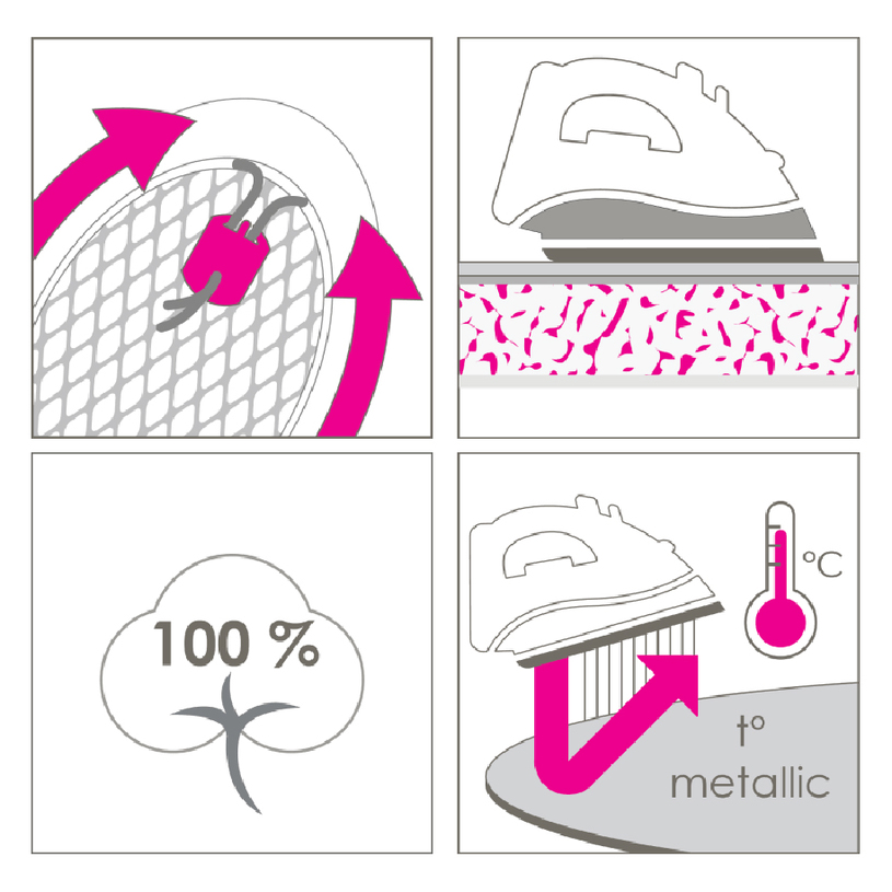 КАЛЪФ ЗА ДЪСКА ЗА ГЛАДЕНЕ M 120X42 КАЛЪФ ЗА ДЪСКА ЗА ГЛАДЕНЕ M 120X42