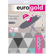 КАЛЪФ ЗА ДЪСКА ЗА ГЛАДЕНЕ XL 130 X 48 СМ EUROGOLD METALLIC КАЛЪФ ЗА ДЪСКА ЗА ГЛАДЕНЕ XL 130 X 48 СМ EUROGOLD METALLIC