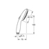 ДУШ СЛУШ. VITALIO START 110 II 27946001 ДУШ СЛУШ. VITALIO START 110 II 27946001