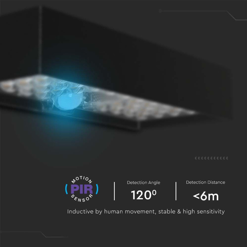 LED СОЛ. ФАСАДНО ТЯЛО 6W 4K ЧЕРНО V-TAC LED СОЛ. ФАСАДНО ТЯЛО 6W 4K ЧЕРНО V-TAC