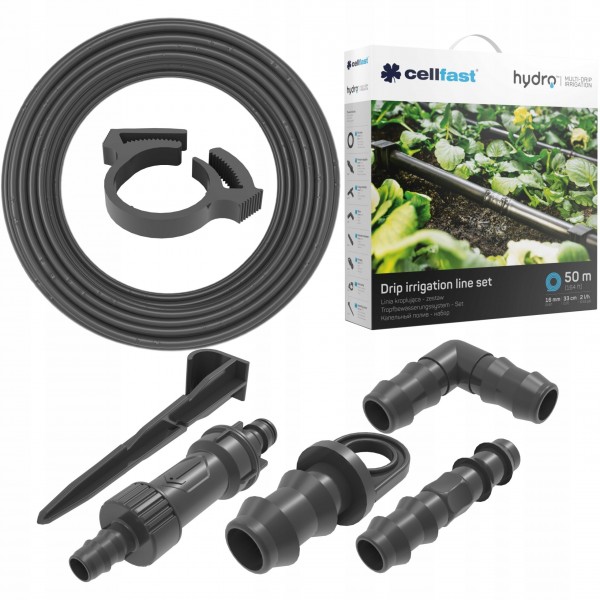 КОМПЛЕКТ ЗА КАПКОВО НАПОЯВАНE 50M CELLFAST HYDRO КОМПЛЕКТ ЗА КАПКОВО НАПОЯВАНE 50M CELLFAST HYDRO