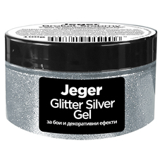 JEGER ГЕЛ БЛЯСЪК СРЕБРО 100 ml JEGER ГЕЛ БЛЯСЪК СРЕБРО 100 ml