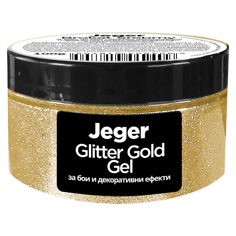 JEGER ГЕЛ БЛЯСЪК ЗЛАТО 100 ml JEGER ГЕЛ БЛЯСЪК ЗЛАТО 100 ml