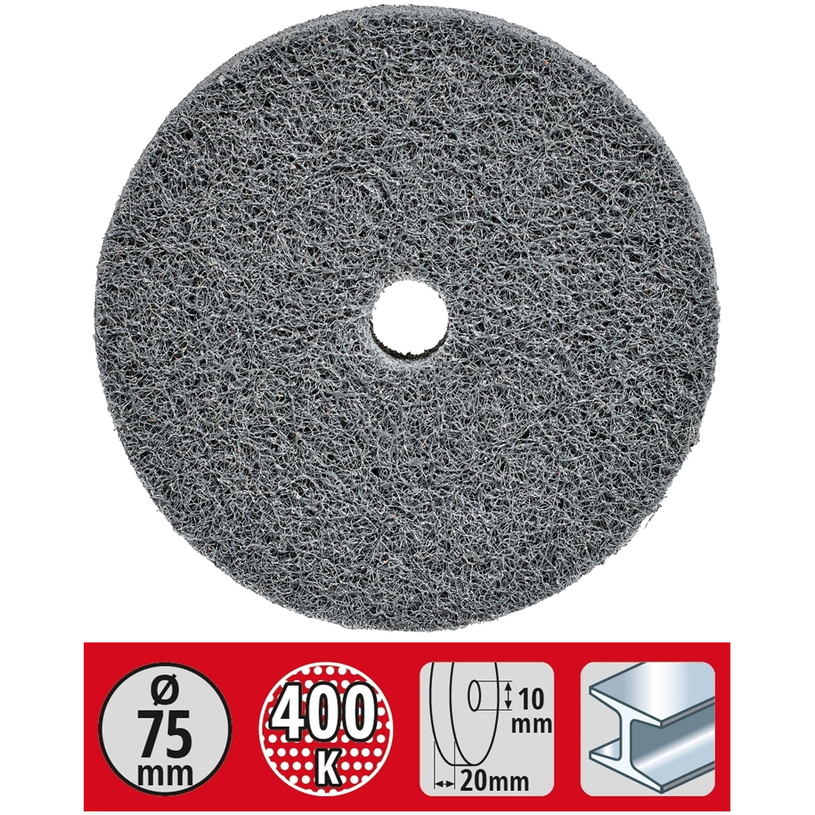 EINHELL ДИСК ЗА ПОЛИРАНЕ 75Х10Х20mm G400 EINHELL ДИСК ЗА ПОЛИРАНЕ 75Х10Х20mm G400