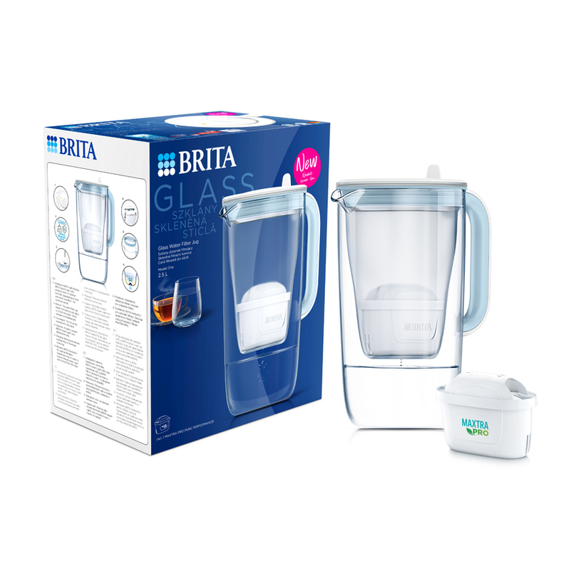 ФИЛТРИРАЩА КАНА BRITA СТЪКЛЕНА 2.5 L ФИЛТРИРАЩА КАНА BRITA СТЪКЛЕНА 2.5 L