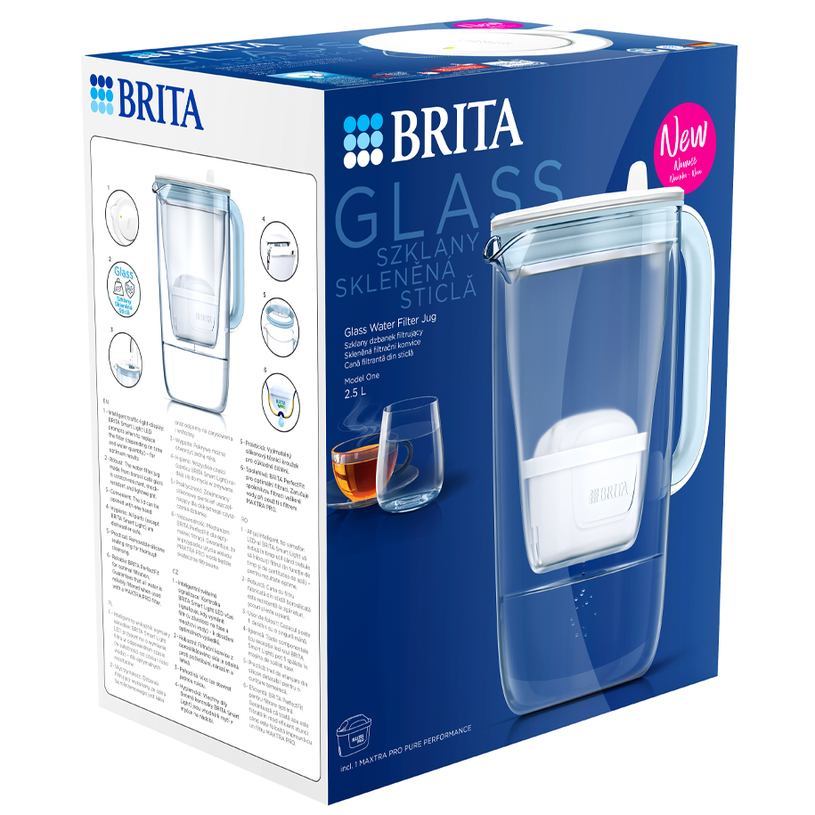 ФИЛТРИРАЩА КАНА BRITA СТЪКЛЕНА 2.5 L ФИЛТРИРАЩА КАНА BRITA СТЪКЛЕНА 2.5 L